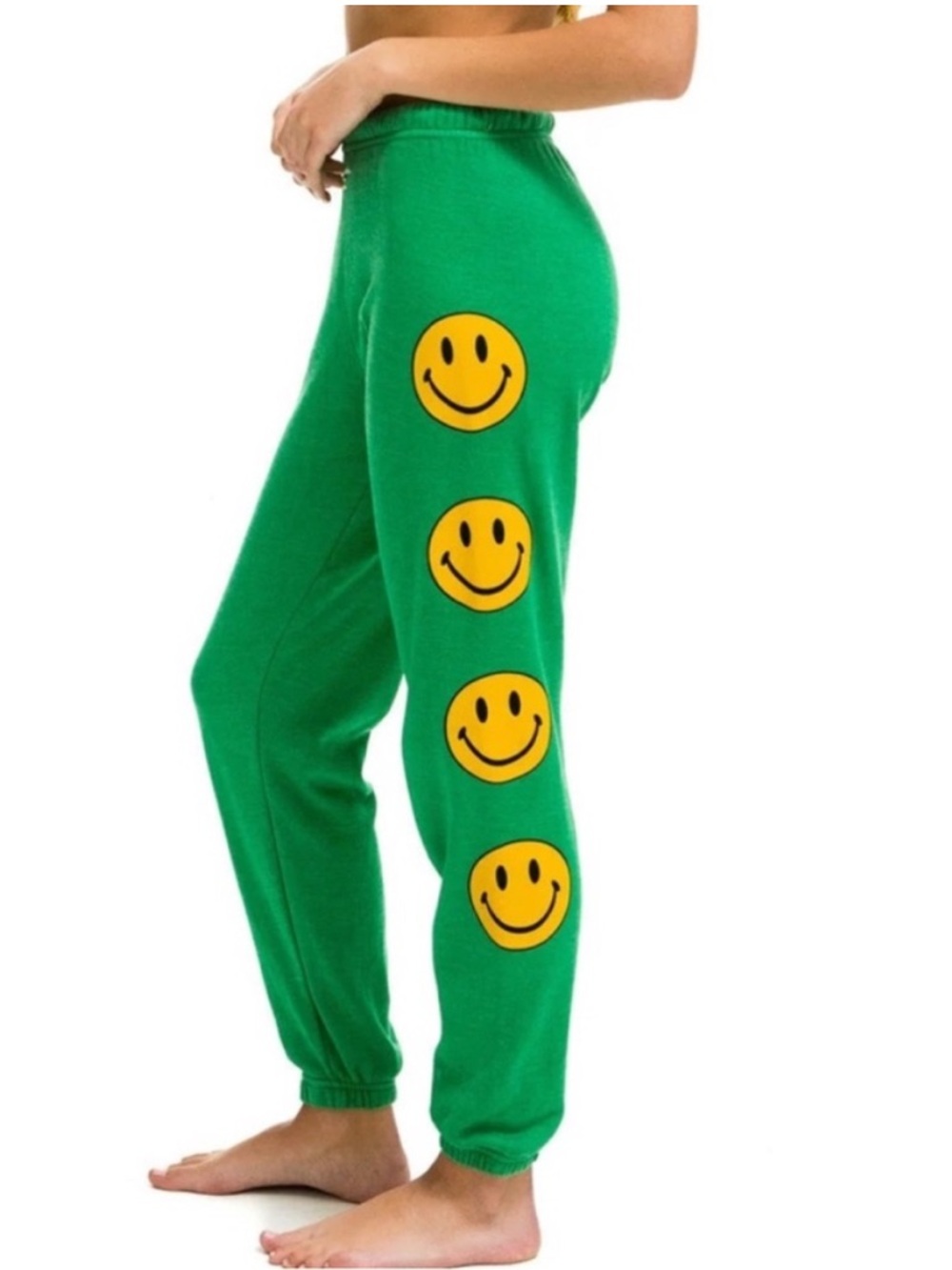 Aviator Nation Women’s Smiley 2 Sweatpants Joggers in Kelly Green size small - Picture 15 of 16